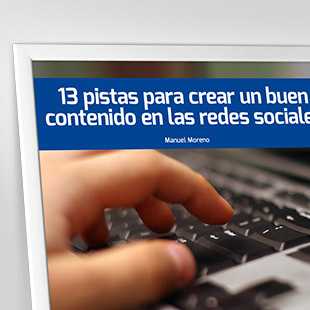 13 pistas para crear un buen contenido en las redes sociales. <p>En la actualidad, la labor del gestor de comunidades online se ha convertido en una potente y efectiva estrategia de comunicación y marketing. El gran libro del community manager explica cómo debe actuar el responsable de social media y establece los principios fundamentales de la gestión de la reputación de las marcas en internet, desde una visión juiciosa y ponderada de esta nueva profesión denominada community manager.<br />El autor, experto en redes sociales y empresa, describe las herramientas básicas para crear y gestionar una comunidad, profundiza en las principales plataformas existentes, proporciona útiles y sorprendentes consejos sobre cómo analizar los resultados obtenidos de las acciones emprendidas, y cómo reorientarlas según las necesidades. Además, ofrece prácticas estrategias y recursos para optimizar el trabajo del community manager, revela las fuentes de información de referencia y explica cómo realizar concursos, promociones y campañas de publicidad.<br />Este libro, con referencias a los muchos mitos de la profesión, ha sido elaborado de manera clara y sencilla como si fuera un extenso post del blog TreceBits que escribe el autor, web especializada en redes sociales y periodismo 2.0 que, tras cinco años de actividad, se ha convertido en un referente de la información sobre social media en lengua española, especialmente para las empresas y las marcas.</p>