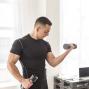 entrenamiento biceps y triceps. 